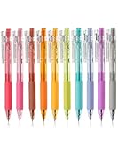 Mr. Pen- Retractable Gel Pens, 10 Pack, Candy Colors, Fast Dry, Gel Pens Fine Point 0.5mm, Retractable Pens, Cute Pens, Gel Ink Pens, Aesthetic Pens for Journaling, Colorful Pens, Fine Tip Pens