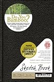 Pentalic Bamboo Hardbound 110-Sheet Sketchbook, Black, 6 by 4-Inch