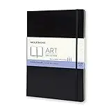 Moleskine Art Sketchbook, Hard Cover, A4 (8.25' x 11.75') Plain/Blank, Black, 96 Pages