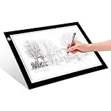 LitEnergy Portable A4 LED Copy Board Light Tracing Box, Ultra-Thin Adjustable USB Power Artcraft LED Trace Light Pad for Tattoo Drawing, Streaming, Sketching, Animation, Stenciling