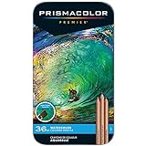 Prismacolor Premier Color Pencils | Water-Soluble Color Pencil Set, Assorted Colors, 36 Count