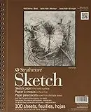 Strathmore Series 400 Sketch Pads 9 In. X 12 In. - 2 pack - 100 Pgs Each